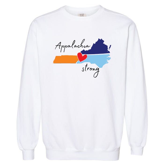 Appalachia Strong Hurricane Helene Disaster Relief Garment-Dyed Sweatshirt