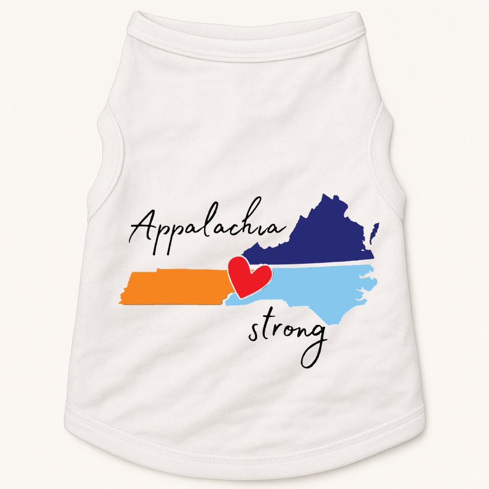 Appalachia Strong Hurricane Helene Disaster Relief Doggie Tank