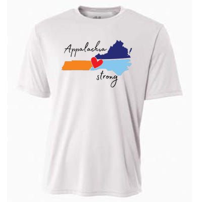 Appalachia Strong Hurricane Helene Disaster Relief Cooling Performance Crew T-Shirt