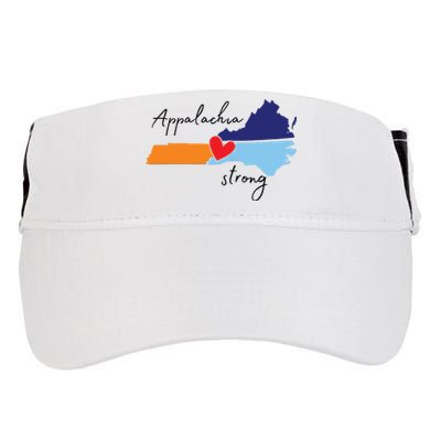 Appalachia Strong Hurricane Helene Disaster Relief Adult Drive Performance Visor