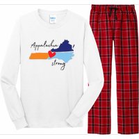 Appalachia Strong Hurricane Helene Disaster Relief Long Sleeve Pajama Set