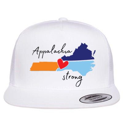 Appalachia Strong Hurricane Helene Disaster Relief Flat Bill Trucker Hat