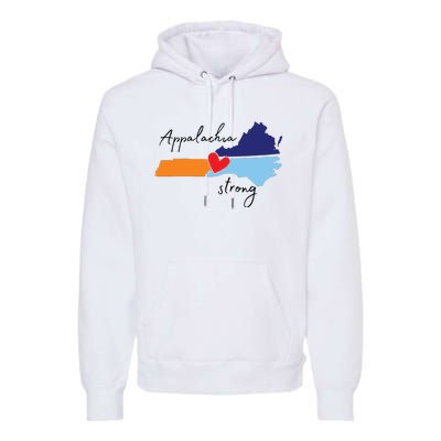 Appalachia Strong Hurricane Helene Disaster Relief Premium Hoodie