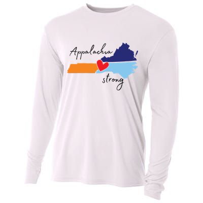 Appalachia Strong Hurricane Helene Disaster Relief Cooling Performance Long Sleeve Crew