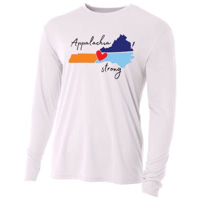 Appalachia Strong Hurricane Helene Disaster Relief Cooling Performance Long Sleeve Crew