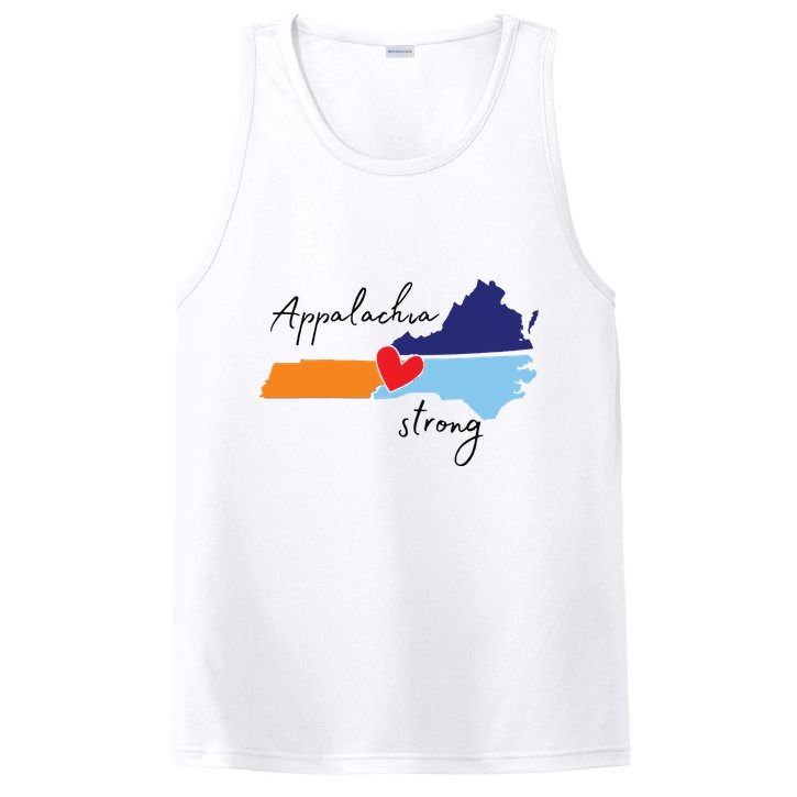 Appalachia Strong Hurricane Helene Disaster Relief PosiCharge Competitor Tank