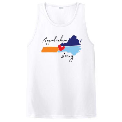 Appalachia Strong Hurricane Helene Disaster Relief PosiCharge Competitor Tank