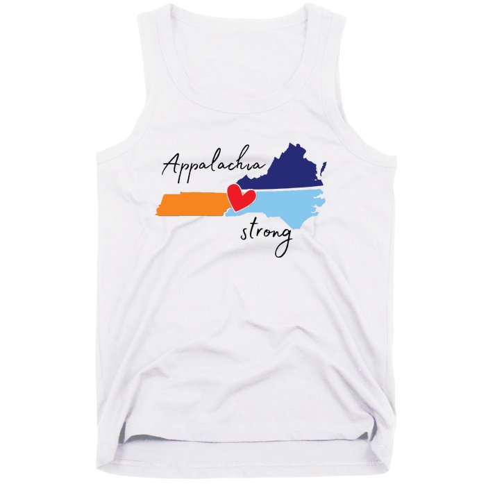 Appalachia Strong Hurricane Helene Disaster Relief Tank Top