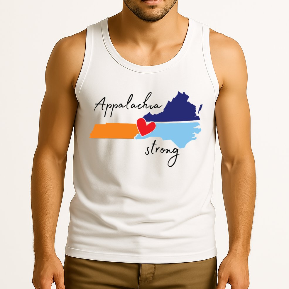 Appalachia Strong Hurricane Helene Disaster Relief Tank Top
