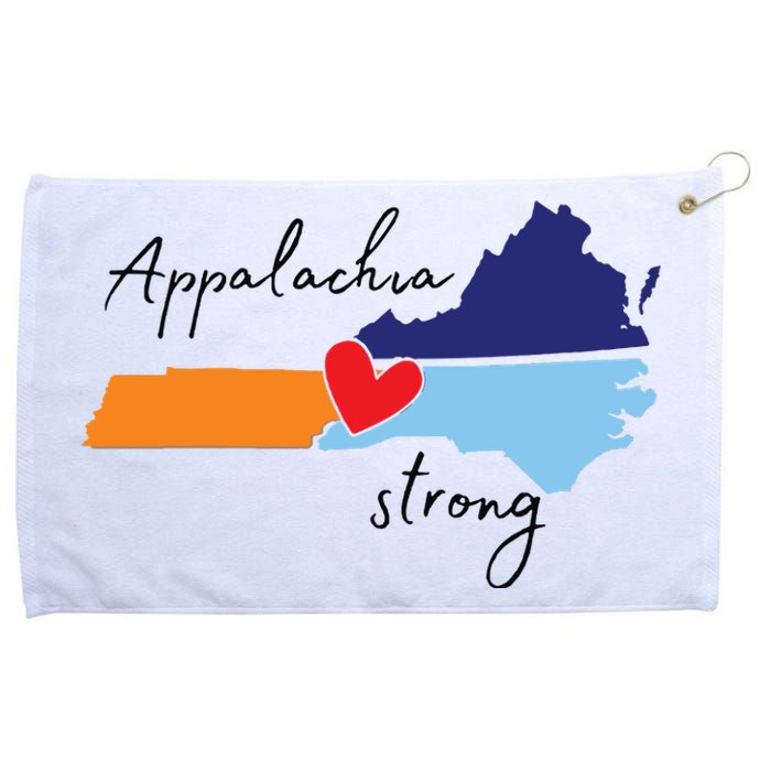 Appalachia Strong Hurricane Helene Disaster Relief Grommeted Golf Towel