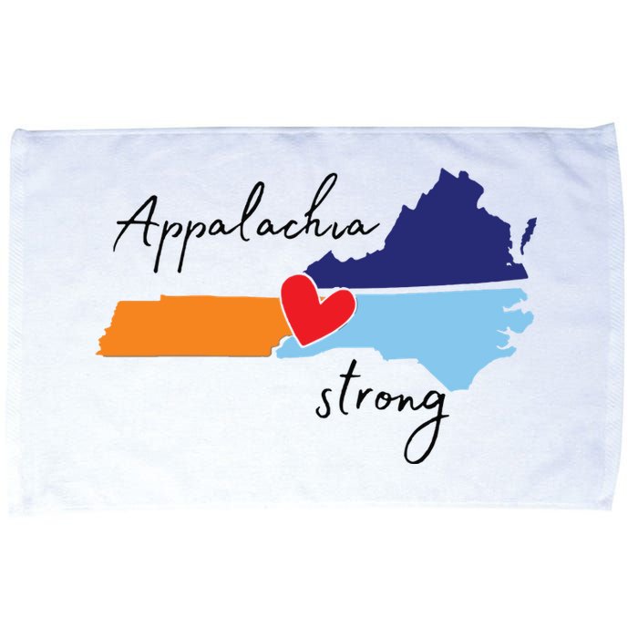 Appalachia Strong Hurricane Helene Disaster Relief Microfiber Hand Towel