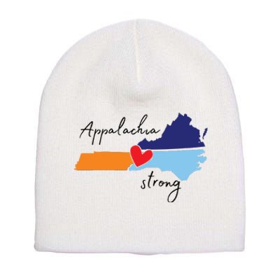 Appalachia Strong Hurricane Helene Disaster Relief Short Acrylic Beanie