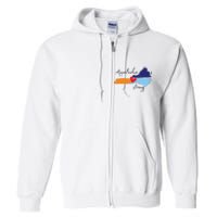 Appalachia Strong Hurricane Helene Disaster Relief Full Zip Hoodie