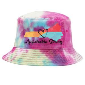 Appalachia Strong Hurricane Helene Disaster Relief Tie-Dyed Bucket Hat