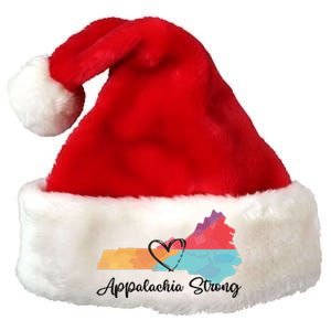 Appalachia Strong Hurricane Helene Disaster Relief Premium Christmas Santa Hat