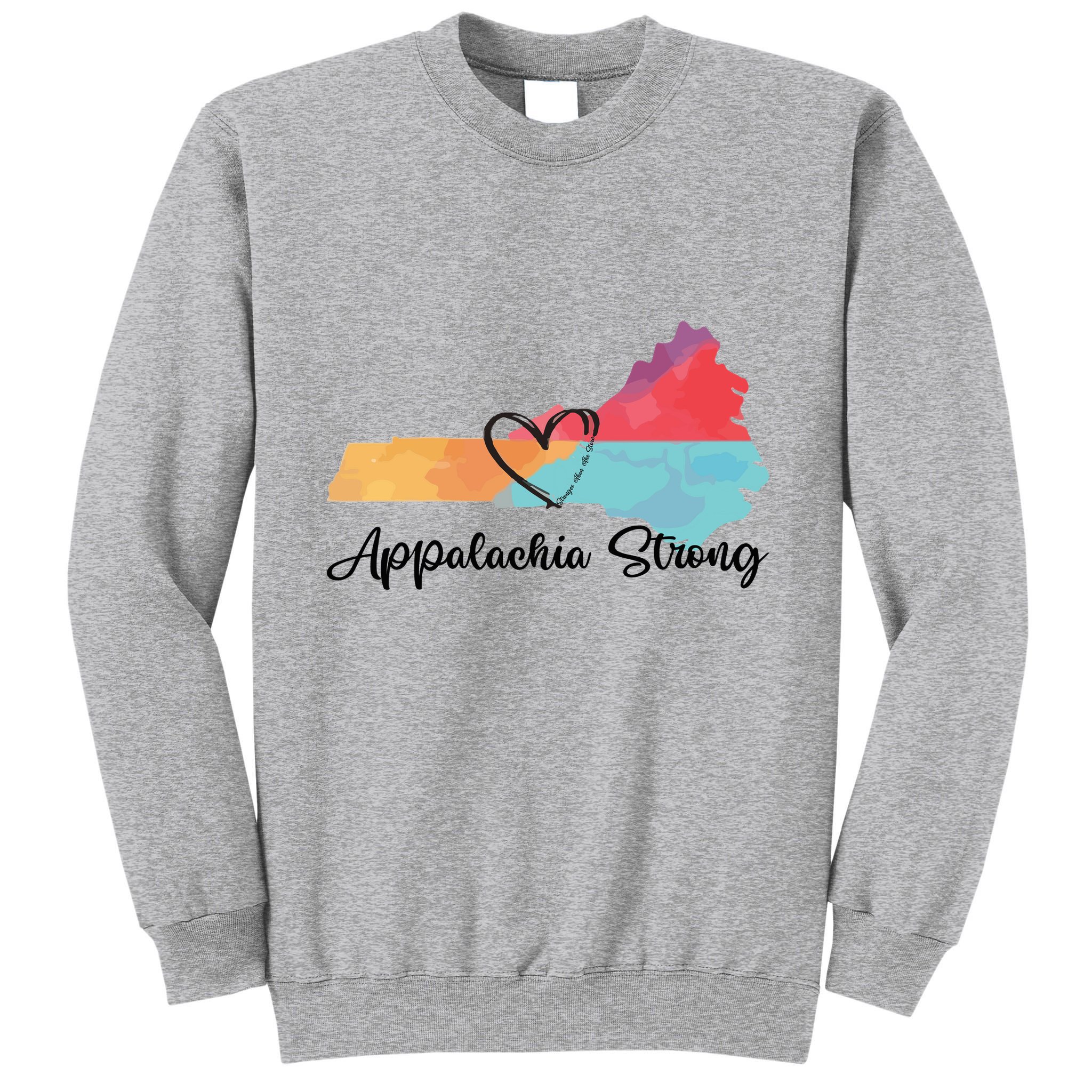 Appalachia Strong Hurricane Helene Disaster Relief Tall Sweatshirt