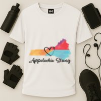 Appalachia Strong Hurricane Helene Disaster Relief Cooling Performance Crew T-Shirt