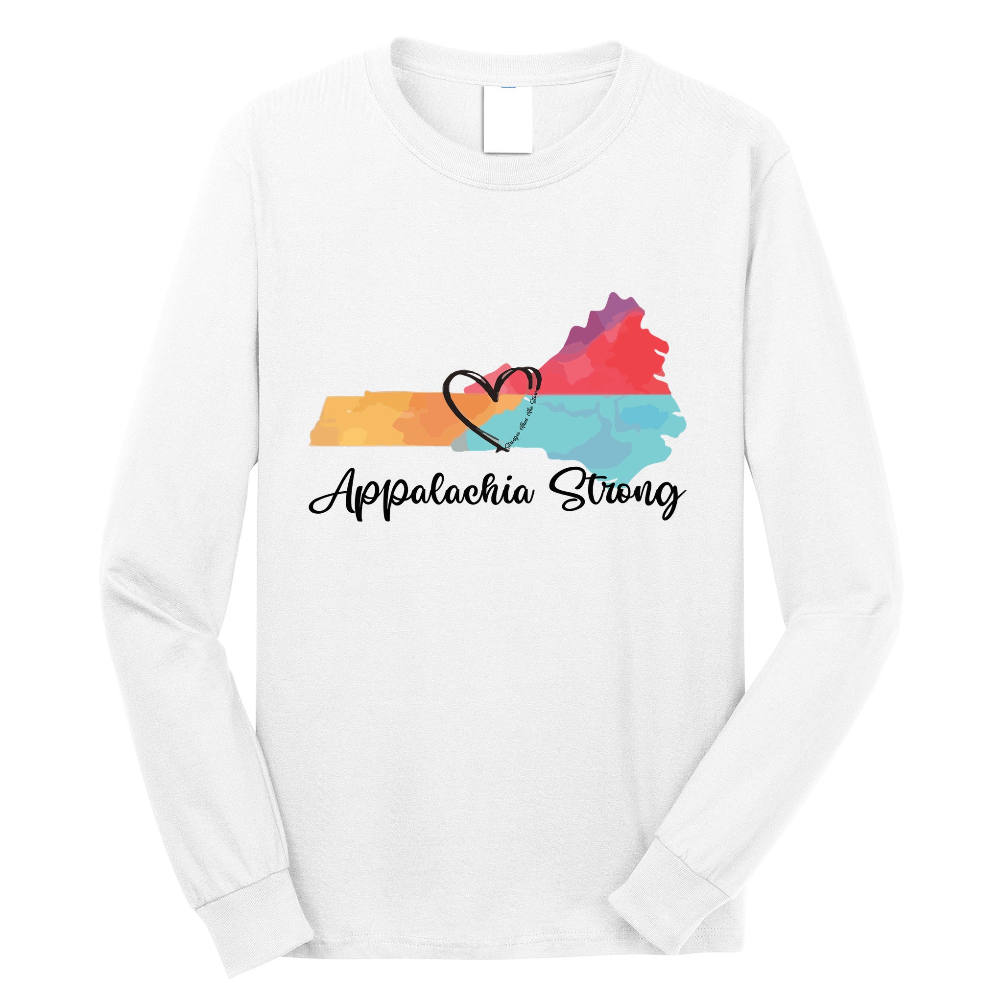 Appalachia Strong Hurricane Helene Disaster Relief Long Sleeve Shirt