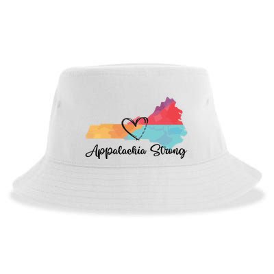 Appalachia Strong Hurricane Helene Disaster Relief Sustainable Bucket Hat