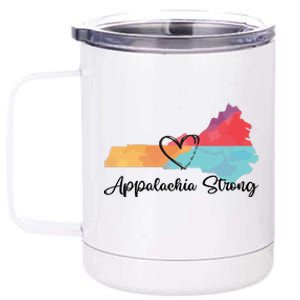 Appalachia Strong Hurricane Helene Disaster Relief 12 oz Stainless Steel Tumbler Cup