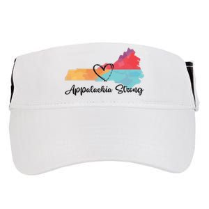 Appalachia Strong Hurricane Helene Disaster Relief Adult Drive Performance Visor