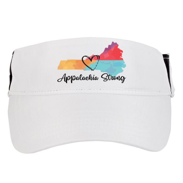 Appalachia Strong Hurricane Helene Disaster Relief Adult Drive Performance Visor