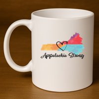 Appalachia Strong Hurricane Helene Disaster Relief 11oz C Handle Ceramic Mug