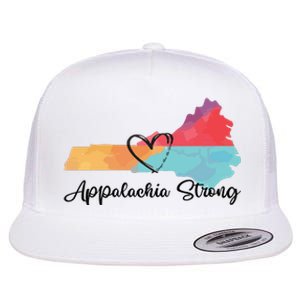 Appalachia Strong Hurricane Helene Disaster Relief Flat Bill Trucker Hat