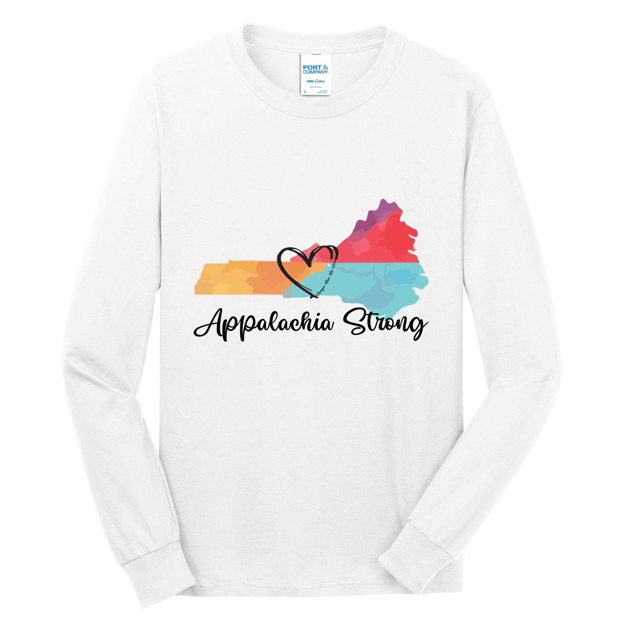 Appalachia Strong Hurricane Helene Disaster Relief Tall Long Sleeve T-Shirt
