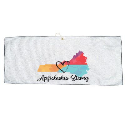 Appalachia Strong Hurricane Helene Disaster Relief Large Microfiber Waffle Golf Towel