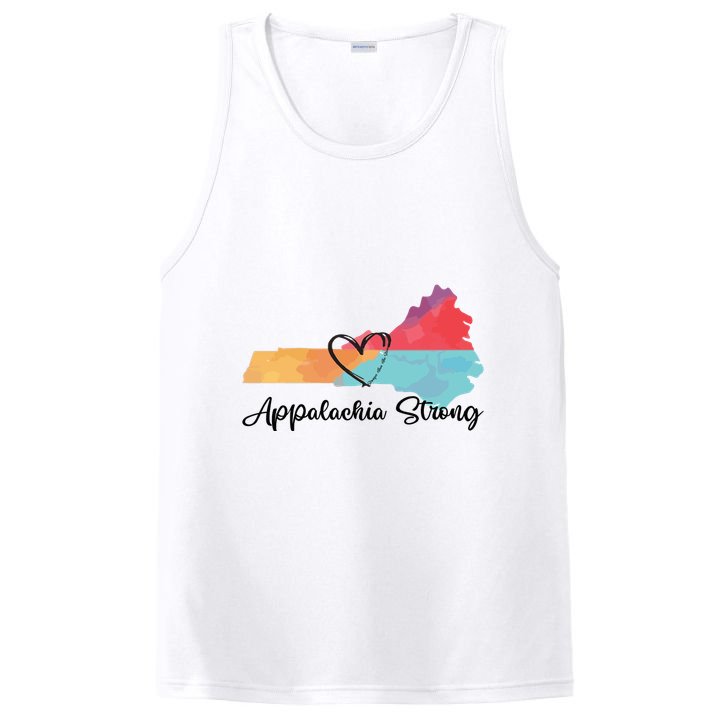 Appalachia Strong Hurricane Helene Disaster Relief PosiCharge Competitor Tank