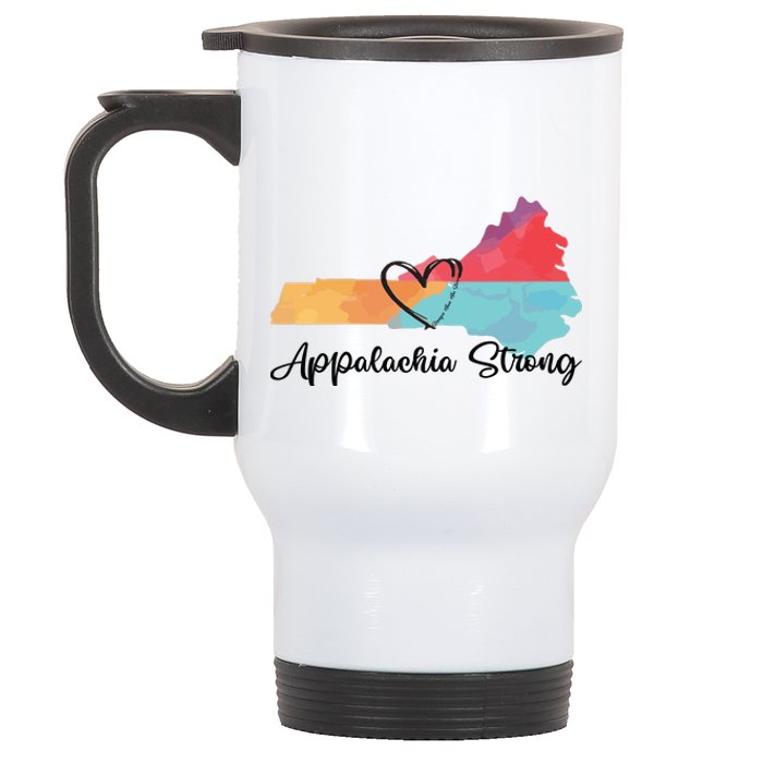 Appalachia Strong Hurricane Helene Disaster Relief Stainless Steel Travel Mug