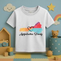 Appalachia Strong Hurricane Helene Disaster Relief Toddler T-Shirt
