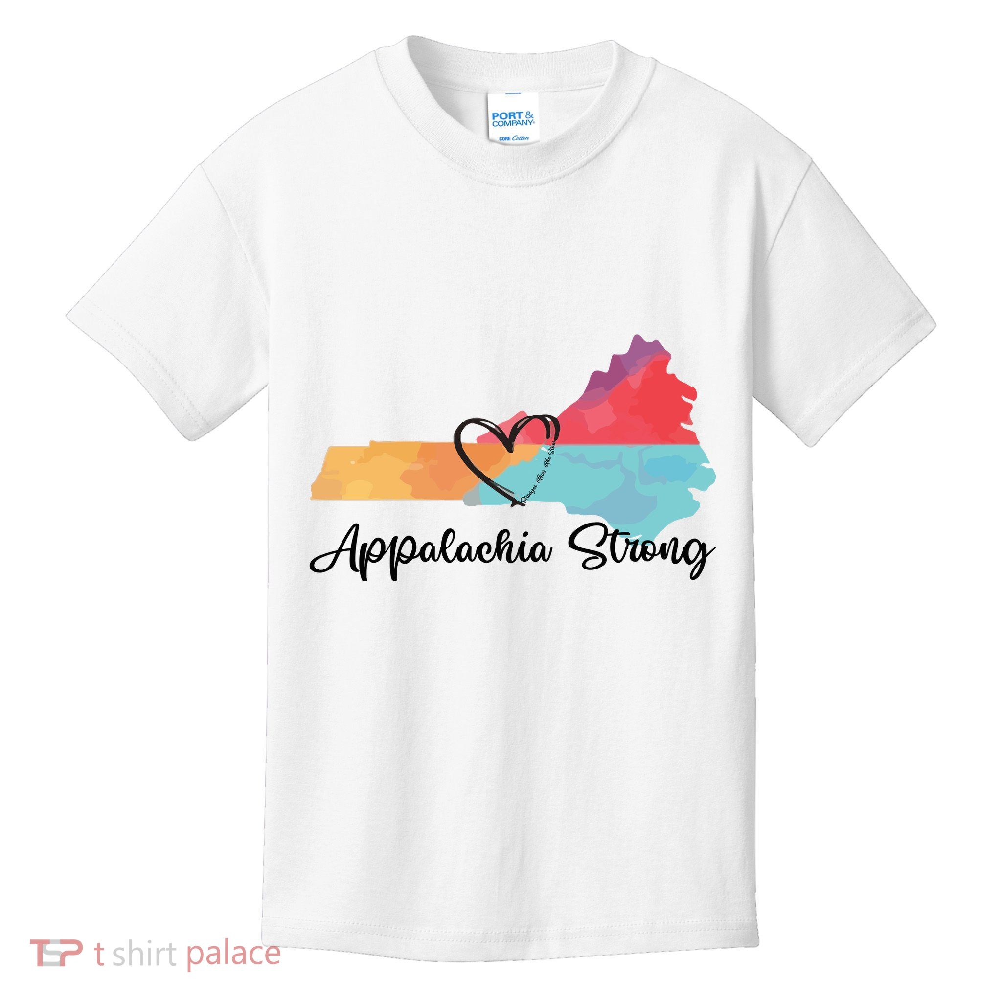 Appalachia Strong Hurricane Helene Disaster Relief Kids T-Shirt