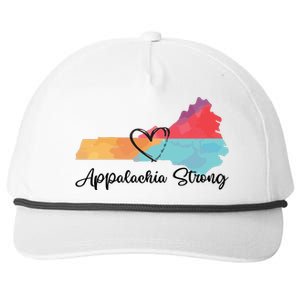 Appalachia Strong Hurricane Helene Disaster Relief Snapback Five-Panel Rope Hat