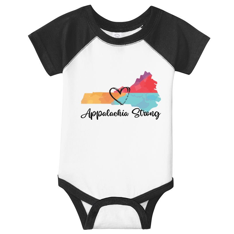 Appalachia Strong Hurricane Helene Disaster Relief Infant Baby Jersey Bodysuit
