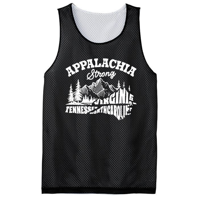 Appalachia Strong Hurricane Support Mesh Reversible Basketball Jersey Tank