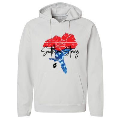 Appalachia Strong Hurricane Helene Disaster Relief Performance Fleece Hoodie