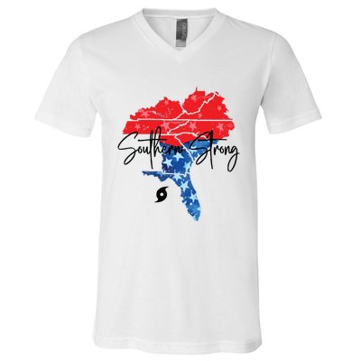 Appalachia Strong Hurricane Helene Disaster Relief V-Neck T-Shirt