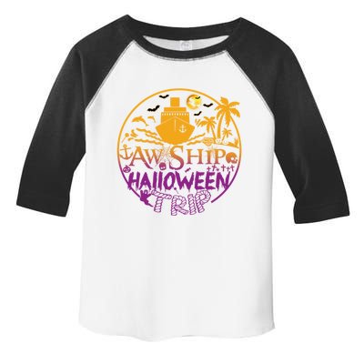 Aw Ship Halloween Trip Family Cruising Crew Cruise Squad Gift Toddler Fine Jersey T-Shirt