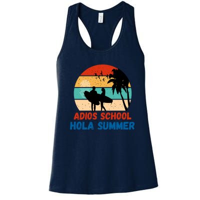 Adios School Hola Summer Women's Racerback Tank