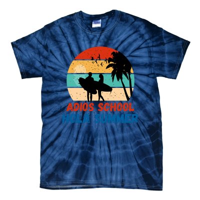 Adios School Hola Summer Tie-Dye T-Shirt