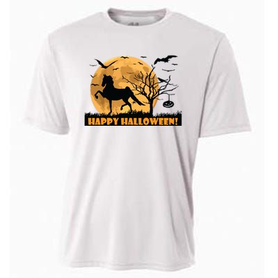 American Saddlebred Horse Training Gaited Horses Equitation Cooling Performance Crew T-Shirt