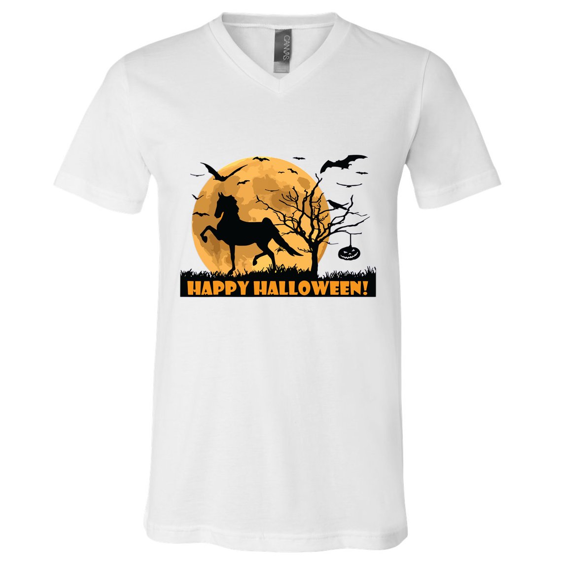 American Saddlebred Horse Training Gaited Horses Equitation V-Neck T-Shirt
