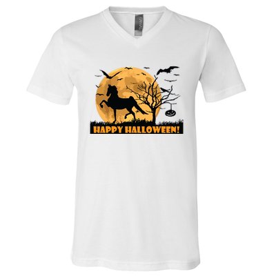 American Saddlebred Horse Training Gaited Horses Equitation V-Neck T-Shirt