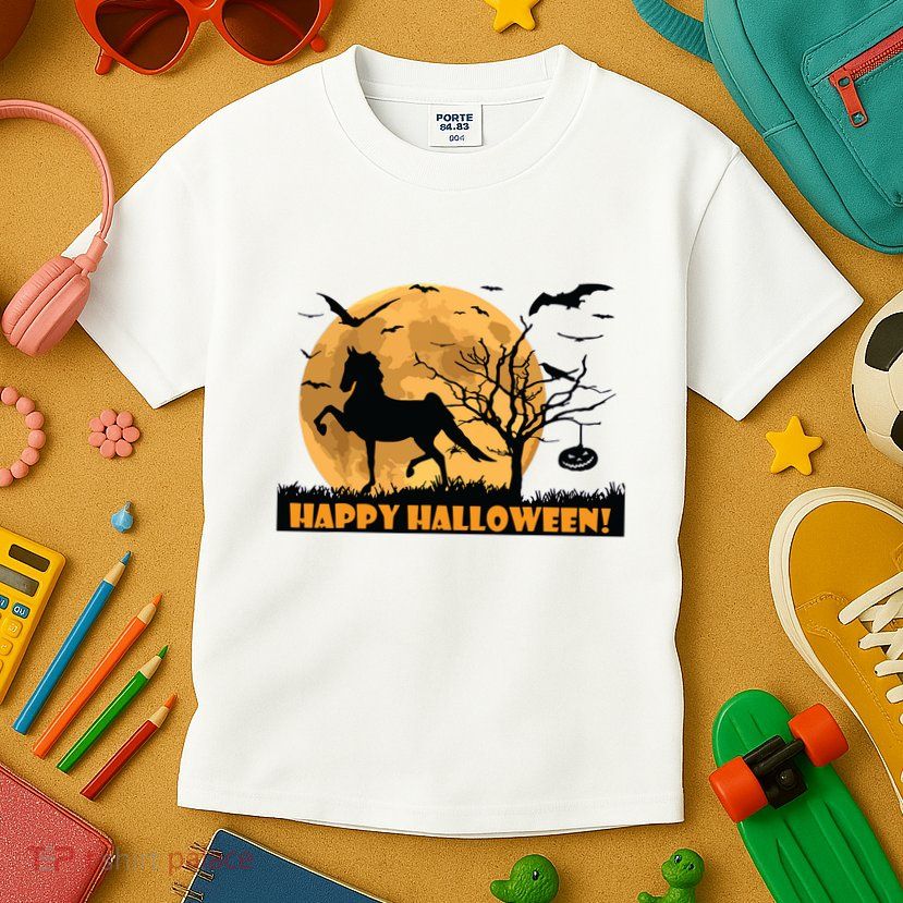 American Saddlebred Horse Training Gaited Horses Equitation Kids T-Shirt