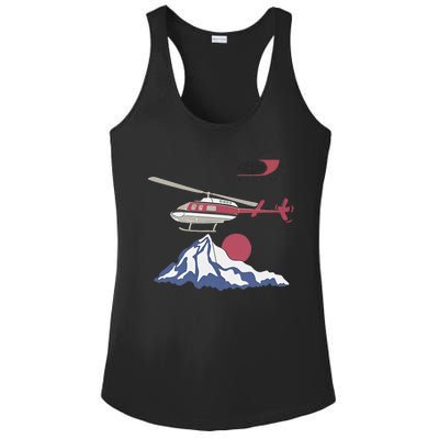 Air Services International For Women Ladies PosiCharge Competitor Racerback Tank