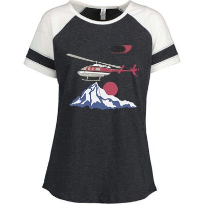 Air Services International For Women Enza Ladies Jersey Colorblock Tee