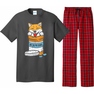 Antidepressant Shiba Inu Akita Japanese Dog Doge Meme Gift Pajama Set