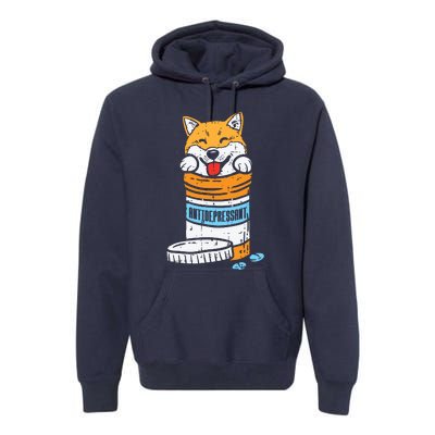 Antidepressant Shiba Inu Akita Japanese Dog Doge Meme Gift Premium Hoodie